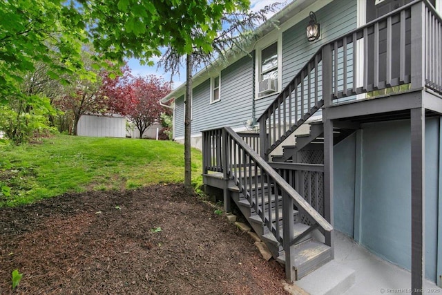26 Shipyard Ln, Milford, CT 06460 - view of grassy yard featuring stairs