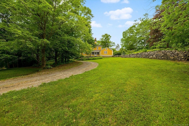 89 John Perry Rd, Eastford, CT 06242 - view of green lawn featuring driveway