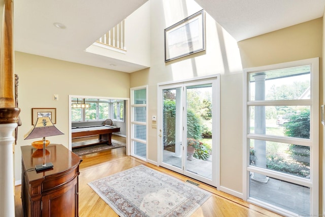 94 Southpond Rd, Glastonbury, CT 06073 - entryway featuring light wood finished floors and baseboards