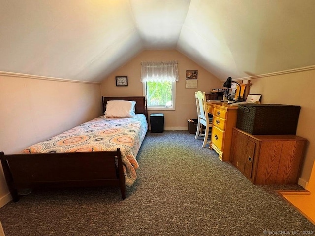 30 Cedar Ave, Wolcott, CT 06716 - bedroom with carpet and vaulted ceiling
