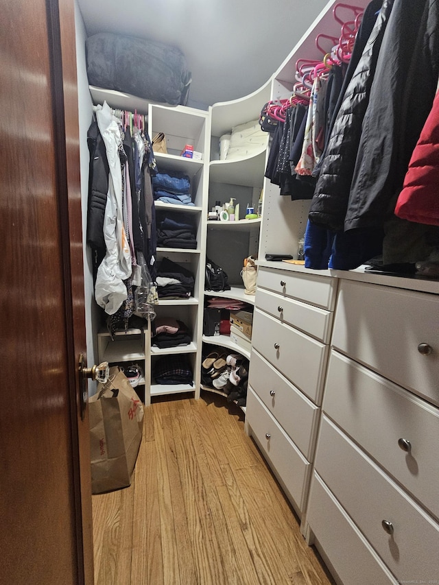 58 Waverly Pl, Bridgeport, CT 06610 - spacious closet with light wood-type flooring