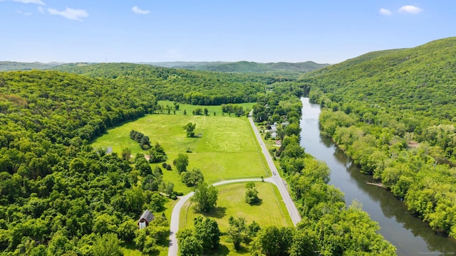 6 Lee Cir, Kent, CT 06757 - bird's eye view of a water and mountain view and a forest