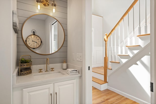 6 Lee Cir, Kent, CT 06757 - bathroom featuring wood finished floors and vanity