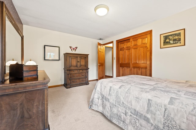 223 Beach Rd, Wolcott, CT 06716 - bedroom with a closet and light colored carpet