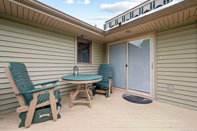 223 Beach Rd, Wolcott, CT 06716 - view of deck