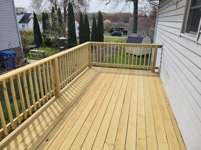 66 Macnamara St, Waterbury, CT 06708 - wooden deck with a yard and a residential view