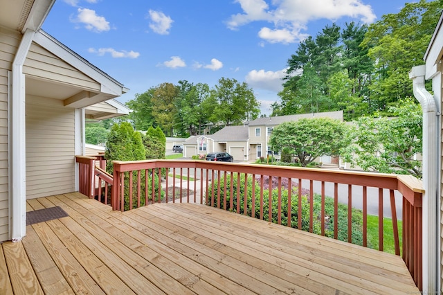 472 Carriage Dr Unit 472, Southington, CT 06489 - wooden deck with a residential view