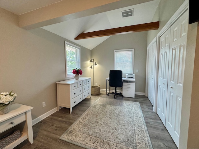 25 Milesfield Ave, Milford, CT 06460 - office area featuring dark wood-style flooring and baseboards