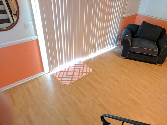 32 Anton Rd Apt C, Mansfield, CT 06268 - sitting room featuring wood finished floors and baseboards