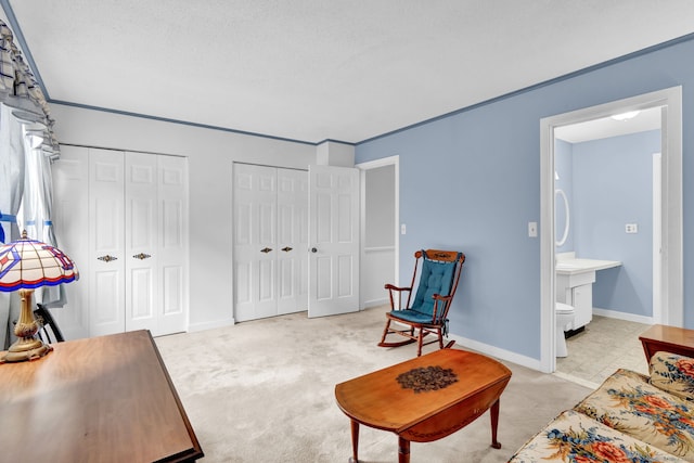 24 Farmington Chase Cres, Farmington, CT 06032 - sitting room featuring baseboards and light colored carpet