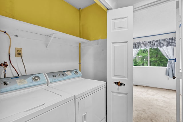 24 Farmington Chase Cres, Farmington, CT 06032 - laundry area featuring separate washer and dryer and light colored carpet