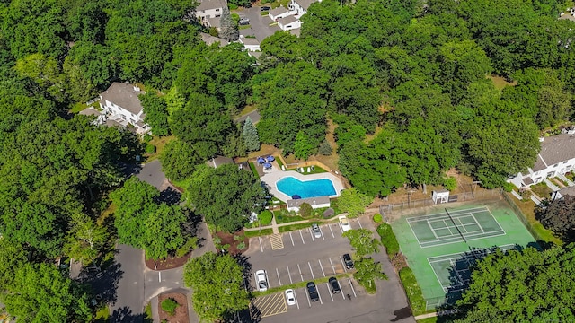 24 Farmington Chase Cres, Farmington, CT 06032 - aerial view of property's location featuring a pool area