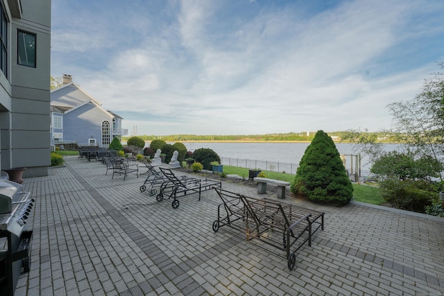 5050 Main St, Stratford, CT 06614 - view of patio with a water view