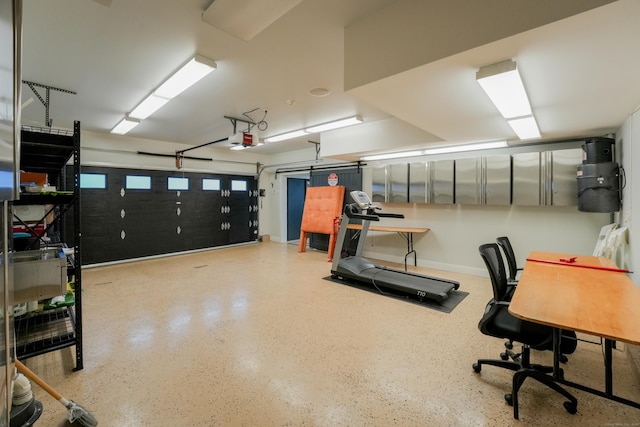 5050 Main St, Stratford, CT 06614 - garage featuring a garage door opener