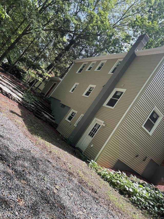 33 Hillsdale Dr, Ellington, CT 06029 - view of side of home with a chimney