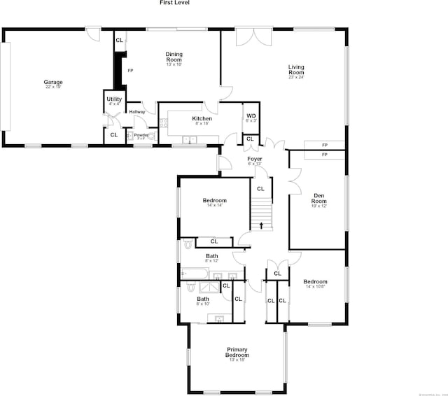 345 Hollow Tree Ridge Rd, Darien, CT 06820 - property floor plan