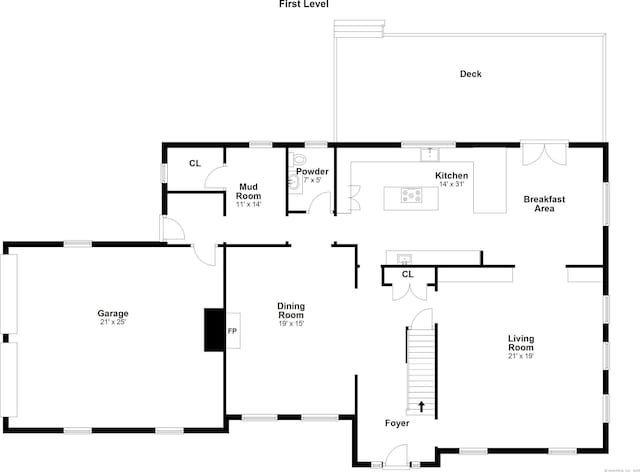 110 Florence Ln, Fairfield, CT 06824 - home floor plan