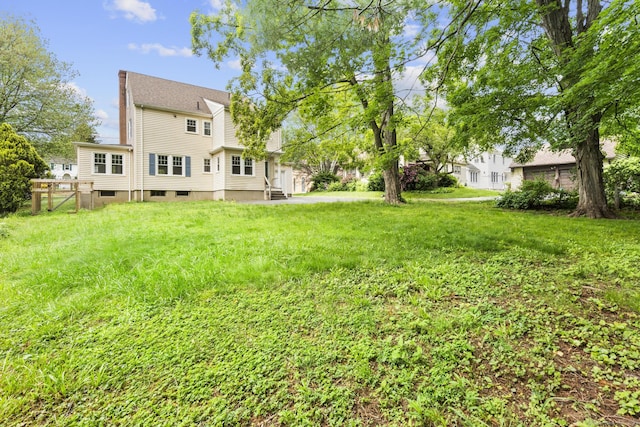 1897 Stanley St, New Britain, CT 06053 - view of grassy yard featuring entry steps