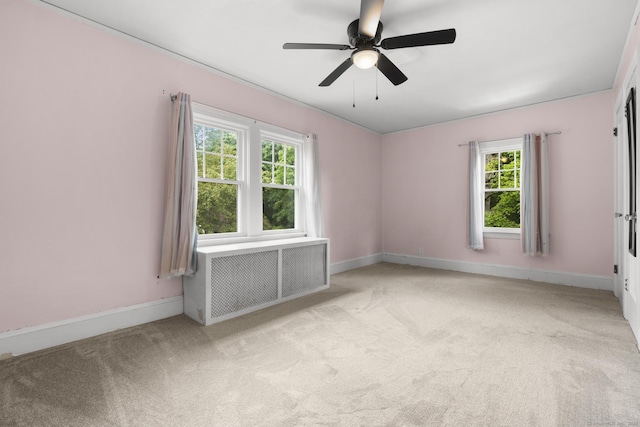1897 Stanley St, New Britain, CT 06053 - unfurnished room featuring radiator heating unit, carpet, and baseboards