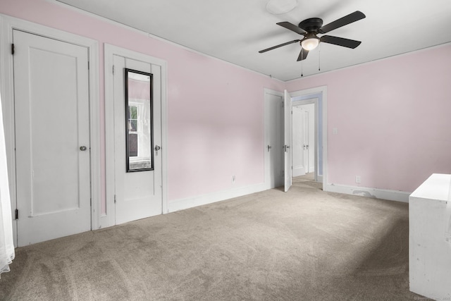 1897 Stanley St, New Britain, CT 06053 - empty room featuring carpet, a ceiling fan, and baseboards