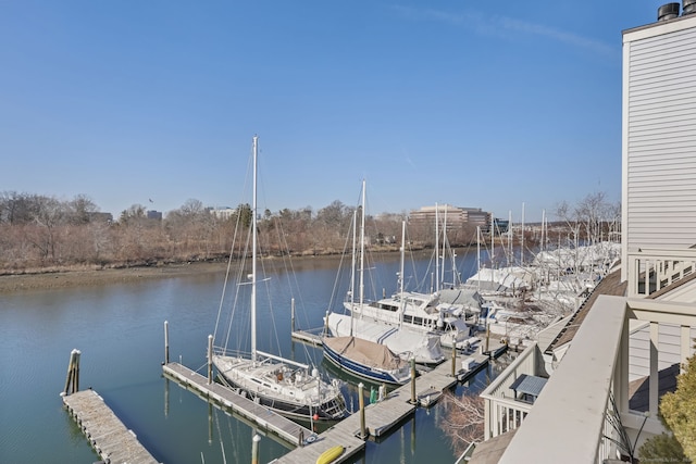 123 Harbor Dr Apt 403, Stamford, CT 06902 - dock with a water view
