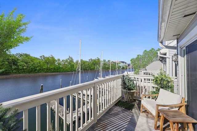 123 Harbor Dr Apt 403, Stamford, CT 06902 - balcony with a water view