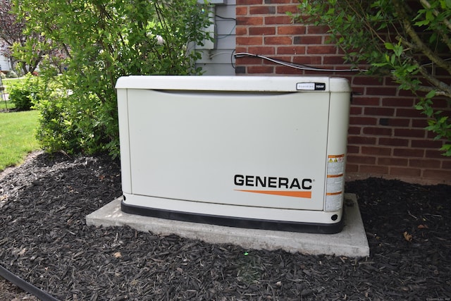 15 Valley Brook Rd, Branford, CT 06405 - exterior view of a power unit and brick siding