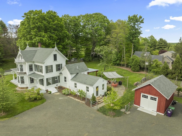 131 Elm St, Guilford, CT 06437 - view from above of property featuring a tree filled landscape