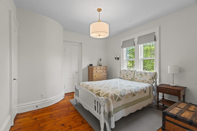 131 Elm St, Guilford, CT 06437 - bedroom with hardwood / wood-style floors and baseboards