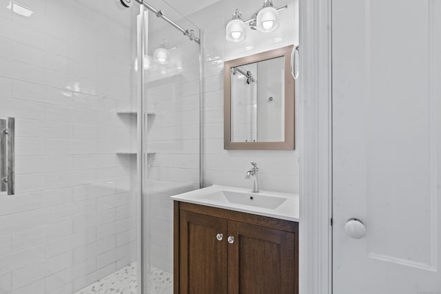 131 Elm St, Guilford, CT 06437 - full bathroom with a shower stall and vanity