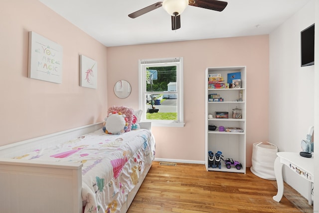 9 Waterhorse Brook Dr, Bethel, CT 06801 - bedroom featuring wood finished floors, ceiling fan, and baseboards