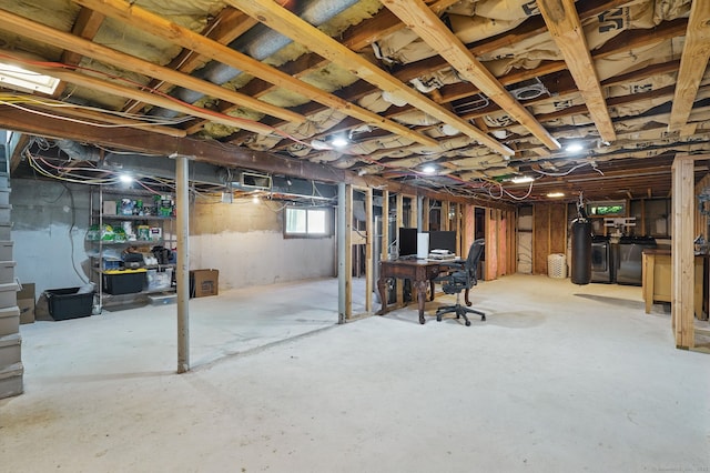9 Waterhorse Brook Dr, Bethel, CT 06801 - basement featuring washer / dryer