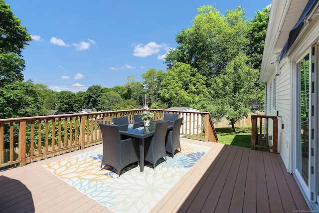 9 Waterhorse Brook Dr, Bethel, CT 06801 - deck with outdoor dining space