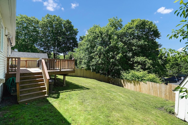 9 Waterhorse Brook Dr, Bethel, CT 06801 - view of yard with a deck
