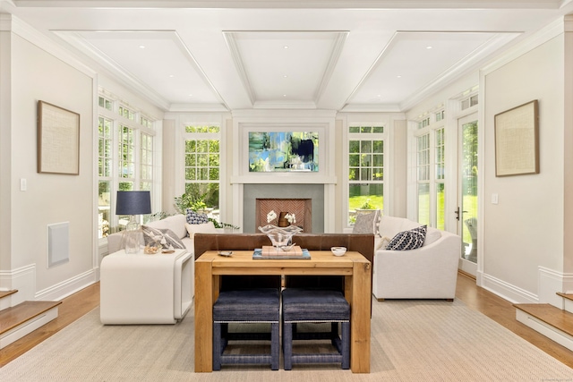 80 Compo Rd N, Westport, CT 06880 - sunroom / solarium featuring french doors, plenty of natural light, and beam ceiling