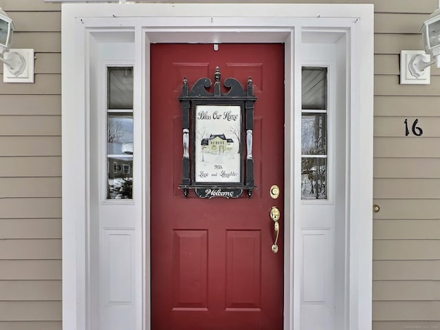 16 Trevor Ln, East Granby, CT 06026 - view of property entrance