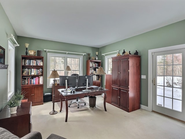 16 Trevor Ln, East Granby, CT 06026 - home office with light colored carpet