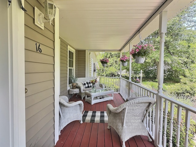 16 Trevor Ln, East Granby, CT 06026 - view of wooden porch