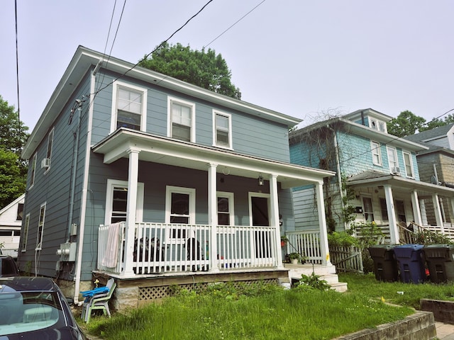96 S St, Windham, CT 06226 - view of front facade with a porch