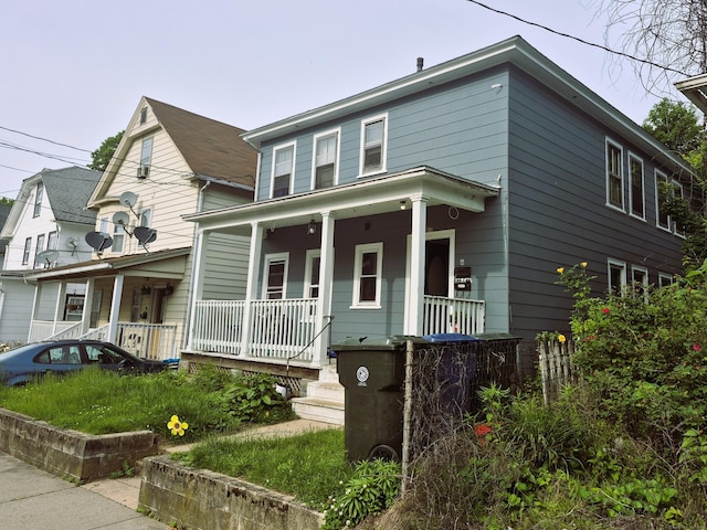 96 S St, Windham, CT 06226 - view of front of property with a porch