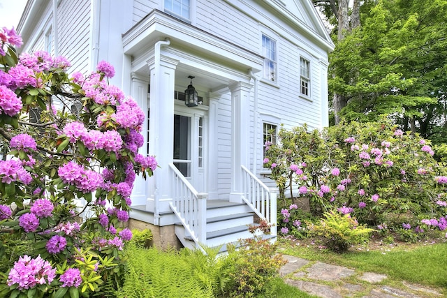 587 Carter St, New Canaan, CT 06840 - view of doorway to property