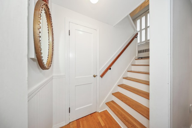 70 Cold Spring Cir, Naugatuck, CT 06770 - staircase featuring wood finished floors