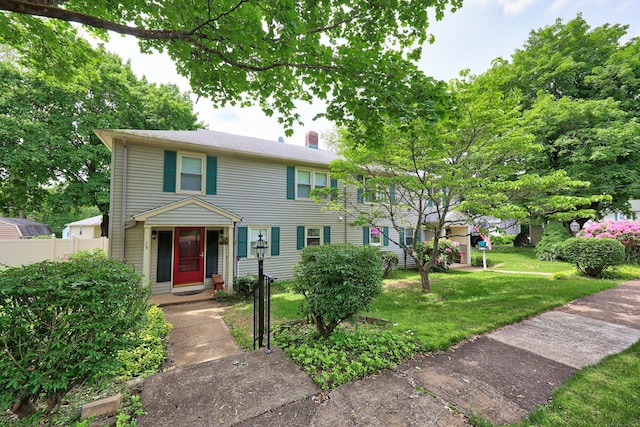 70 Cold Spring Cir, Naugatuck, CT 06770 - view of front of property with a chimney