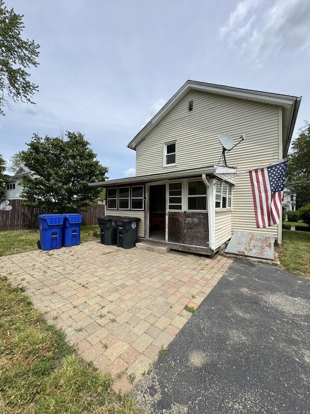 160 New Litchfield St, Torrington, CT 06790 - rear view of property featuring a patio area