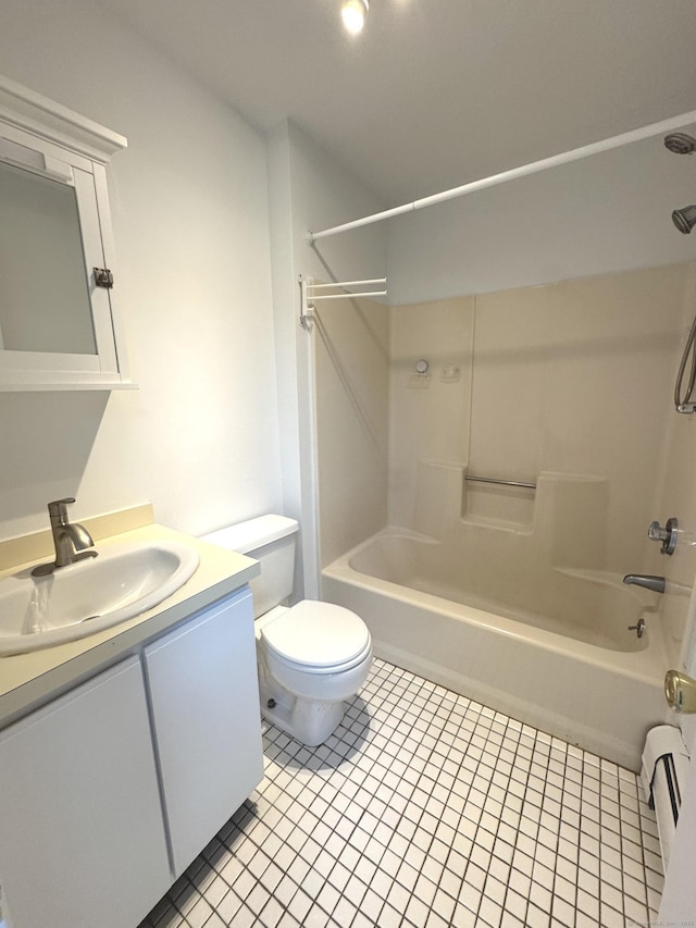 32 Pine St Unit 12Aka 15, Norwalk, CT 06854 - full bath with toilet, shower / tub combination, vanity, and tile patterned flooring