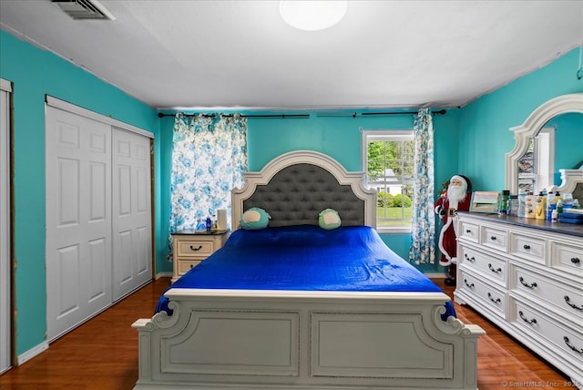 146 Whitewood Rd, Torrington, CT 06790 - bedroom featuring dark wood-type flooring and a closet