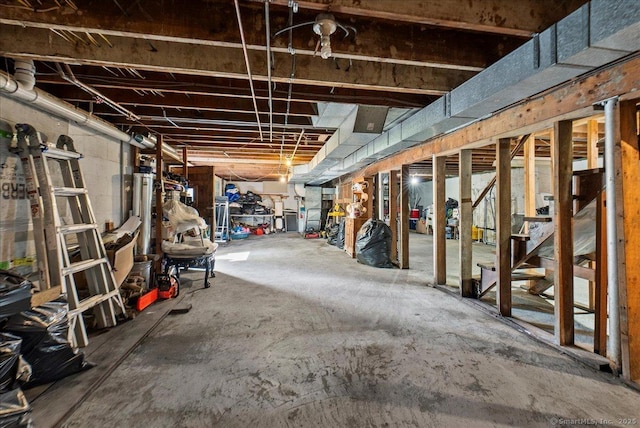 146 Whitewood Rd, Torrington, CT 06790 - basement featuring stairs