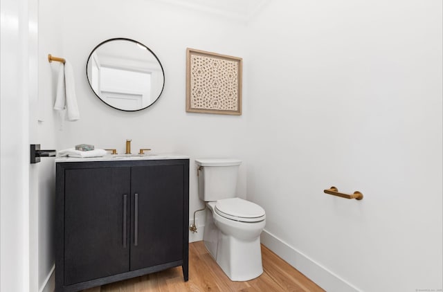 10 Singing Woods Rd, Norwalk, CT 06850 - half bathroom with wood finished floors and vanity
