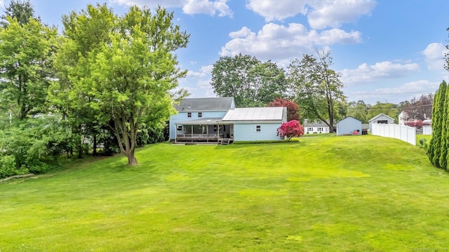 146 Shunpike Rd, Cromwell, CT 06416 - view of yard featuring a deck