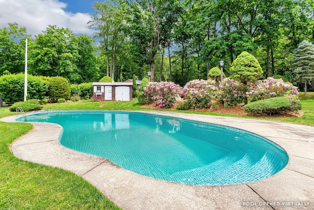 475 Hoyt St, Darien, CT 06820 - swimming pool with a yard and view of wooded area